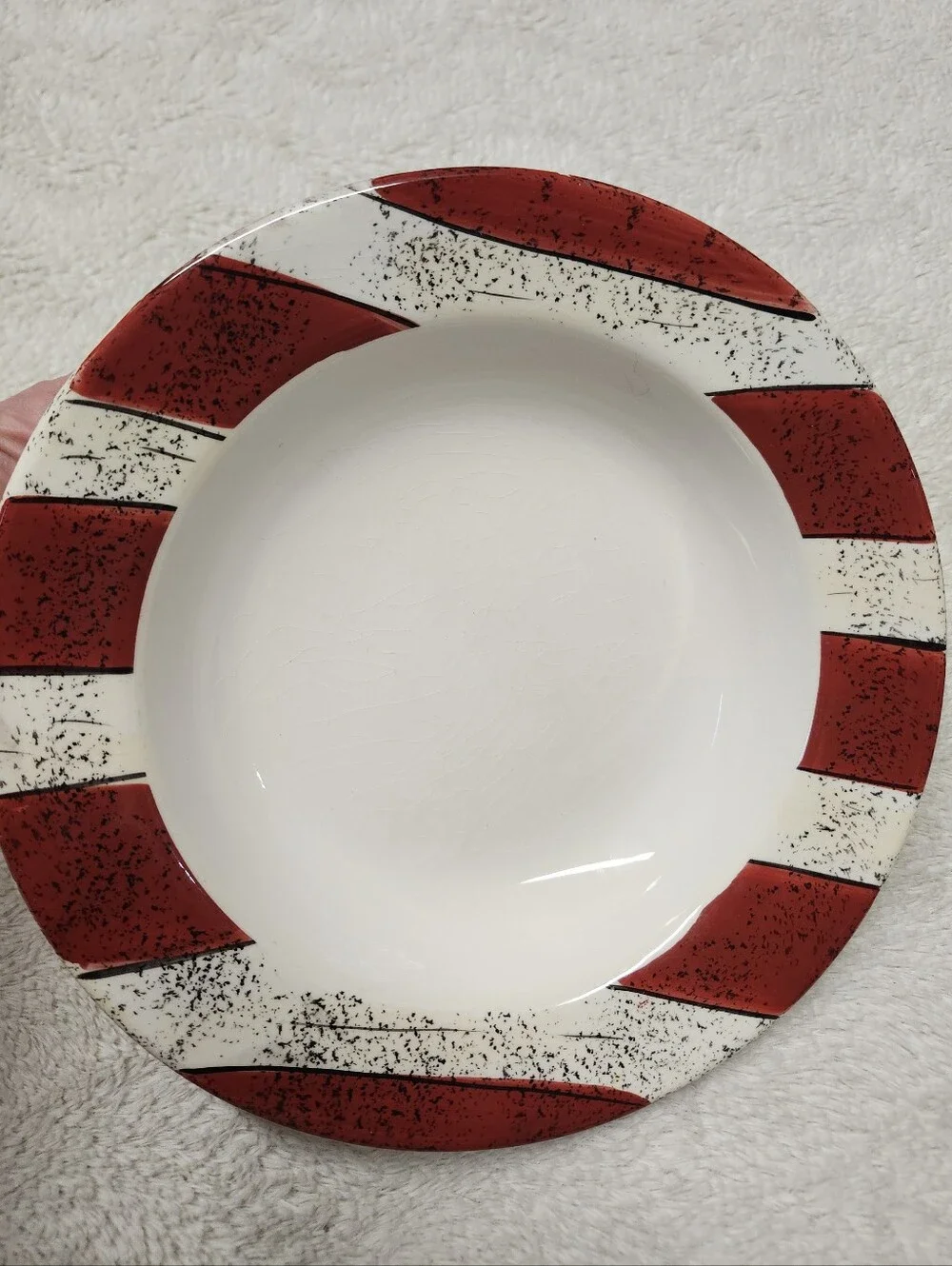 • Lot of 2 VTG 1997 Sakura Warren Kimble Colonial Flag Soup Bowls 7.5